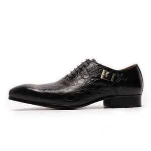 Chaussures habillées pour hommes XuanWu style européen, motif graffiti, à enfiler, bout pointu, respirantes, isolantes, pour l'automne et les vacances - Product Image 6