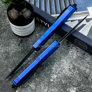 UTX-85 Blue Outdoor Pocket Knife MT <b>Camping</b> <b>Multi</b> Functional Industrial Hunting Fishing EDC <b>Tool</b> Portable Daily Knife - Product Image 3