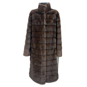 Abrigos de piel artificial de visón para mujer Prendas de abrigo de piel sintética de lujo - Product Image 5