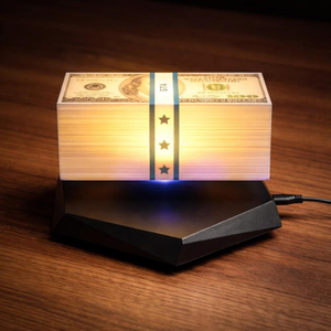 Veilleuse décorative à lévitation magnétique, thème <span class=keywords><strong>Grand</strong></span> Theft <span class=keywords><strong>Auto</strong></span> Vice City, art moderne, technologie de pointe, style gangster dollar américain, jouet - Product Image 6