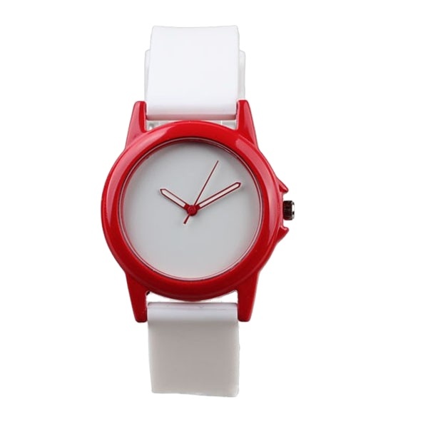 Custom Design White Silicone Watches for Children Kids With Your Logo Branding