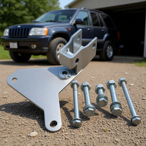 Support de barre de direction avant en acier pour rehausse de 2 à 4 pouces pour Grand Cherokee WJ 99-04, robuste - Product Image 2