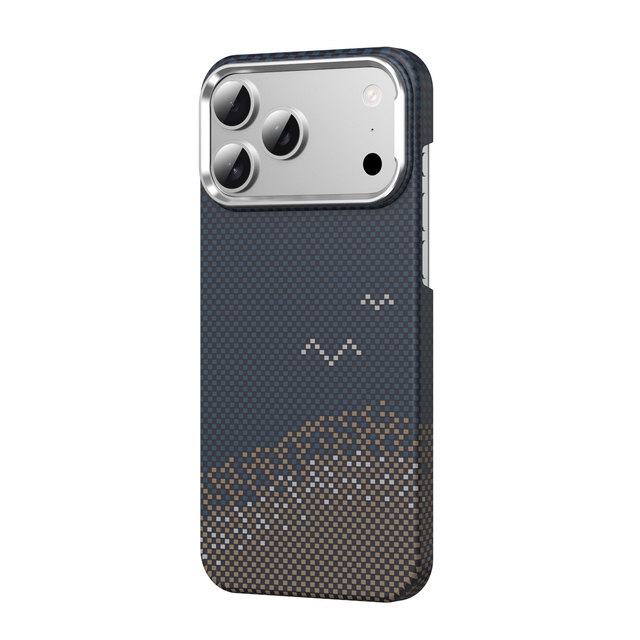 LOOP Magnetic Phone Case for iPhone 17 Pro Mimic Aramid Fiber Shockproof Protective Hard Back Cover Pattern Series
