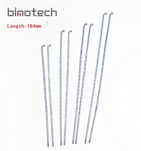 <span class=keywords><strong>Raggi</strong></span> <span class=keywords><strong>per</strong></span> Bicicletta in Offerta, <span class=keywords><strong>Raggi</strong></span> Intrecciati 14G con Nippli 184mm - Product Image 1