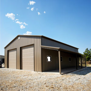 Fabrication de structure en acier galtonisé de haute qualité Atelier d'entrepôt préfabriqué personnalisé Conception de bâtiment de hangar industriel - Product Image 1