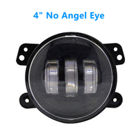 Feux antibrouillard LED de 4 pouces et 3,5 pouces, lampes spot tout-terrain, kit de mise à niveau 12V 35W pour la modification des phares de Jeep Wrangler JK TJ