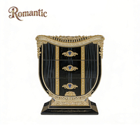 Lit royal de style turc de luxe, cadre en bois noir et or, tête de lit capitonnée en velours, tailles personnalisées, ensemble de meubles pour la maison, villa, hôtel