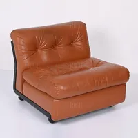 Sofá de luxo com um assento, sofá moderno para sala de estar, sofá único de assento