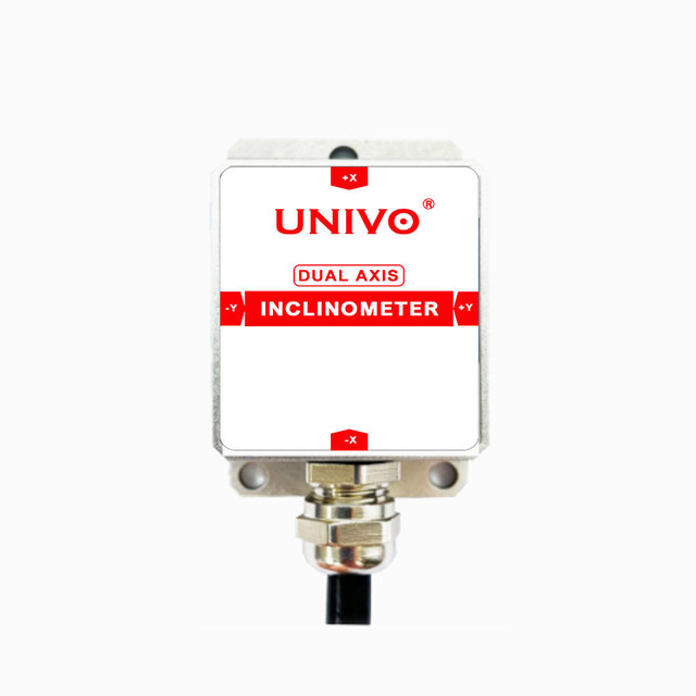 Dual-axis Tilt Sensor for Measuring Attitude Angles High-precision Tilt Gravity Acceleration and Vibration Inclinometer UNIVO