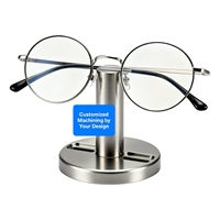 Support de lunettes en métal (aluminium, laiton, acier inoxydable) usiné CNC sur mesure par électroérosion à fil et brochage, fabriqué à Dongguan