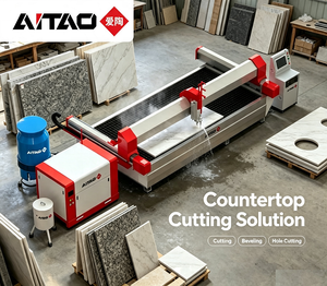 Máquina de Corte por Chorro de Agua CNC de 5 Ejes AiTao 4020, Cortadora Profesional de Chorro de Agua Abrasivo para Procesamiento de Metal, Piedra y Azulejos de Cerámica - Product Image 3