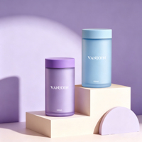 Nouveauté : Bouteille en plastique à double paroi de 120 cc pour médicaments solides, vitamines et compléments alimentaires, avec impression personnalisée couleur sur écran, respectueuse de l'environnement