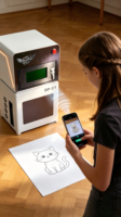 Printer 3D Logam SLM DP-C1 Ringkas untuk Penggunaan di Rumah dan Bengkel