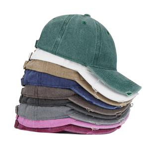 Vendita all'ingrosso Vintage Plain De Hombre 3D ricamo Logo personalizzato in Denim in Denim cappello da papà berretto sportivo all'aperto - Product Image 2