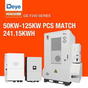 Armoire de stockage d'énergie commerciale Deye GE-F240 autorisée, batterie LiFePO4 241 kWh, système BESS intelligent <span class=keywords><strong>6D</strong></span> sécurisé refroidi par air, fournisseur MOREGO - Product Image 3