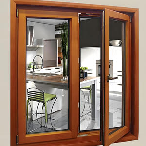 Pintu dan jendela kayu berlapis aluminium, pintu dan jendela kedap suara, jendela casement, penutup balkon, jendela Prancis kamar tidur - Product Image 1