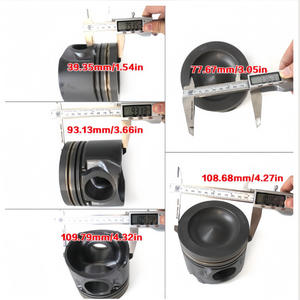 Kit de pistons moteur Cat C7 39,35 mm 77,67 mm 93,13 mm 108,68 mm 109,79 mm pour révision d'excavatrice - Product Image 1