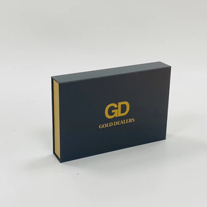 Factory Price Luxury Logo Printed <strong>Earrings</strong> Velvet Foam Packaging Magnetic <strong>Gift</strong> <strong>Box</strong> Set Custom Jewelry <strong>Box</strong> - Product Image 4