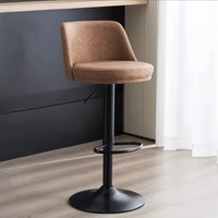 Chaises de bar pivotantes réglables personnalisées, tabourets de bar confortables, mobilier moderne pour la maison et le bureau, chaises de bar pour espace de travail.