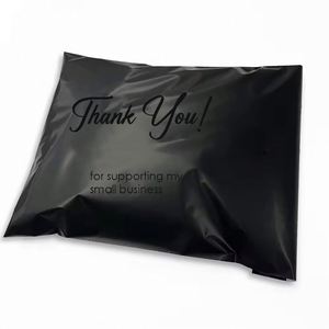 Bolsas de Correo Negras Mate con Logotipo Personalizado, Bolsa de Envío de Poliéster para Sudaderas, Bolsas de Embalaje - Product Image 2
