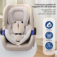 Coussin de soutien complet en maille 3D pour nouveau-nés, protection de la tête, du dos, du cou et des jambes, siège auto, poussette, pliable, ventilé