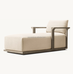 Sassanid Outdoor Teak Furniture Diseño escandinavo <span class=keywords><strong>Lagos</strong></span> Teak Chaise - Product Image 5