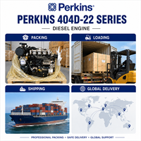 Moteur diesel Perkinns 404D-22TA 40,2-46,2 KW 2800 tr/min 4 cylindres, moteur industriel pour machines industrielles, générateurs