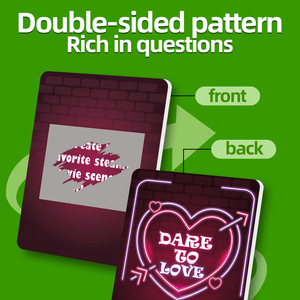 Juego de Cartas Romántico Dare to Love para Parejas, 46 Tarjetas con Puntos para Rascar, Verdades o Retos, Juegos de Mesa para Adultos, Paquete de Regalo para Enamorados - Product Image 6
