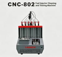 LAUNCH CNC802 Pulitore e Tester Universale per Iniettori Auto, Macchina per Iniezione Carburante 220V per Piezo/GDI