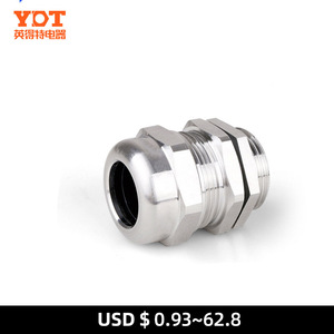 Prensaestopas de Acero Inoxidable Indeter 20-63mm IP65 con Conexión de Rosca Externa para Protección de Cables - Product Image 2