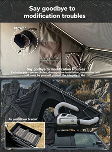 Carpa de Techo Rígida de Aluminio con Portaequipajes, Impermeable, para Campamentos y Autos, Suministro de Fábrica - Product Image 3