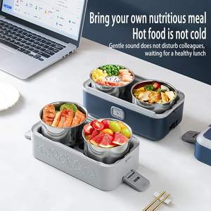 Portable Heater Food Warmer <b>Lunch</b> <b>Box</b>,Home and Office Self Heating Electric LunchBox - Product Image 5