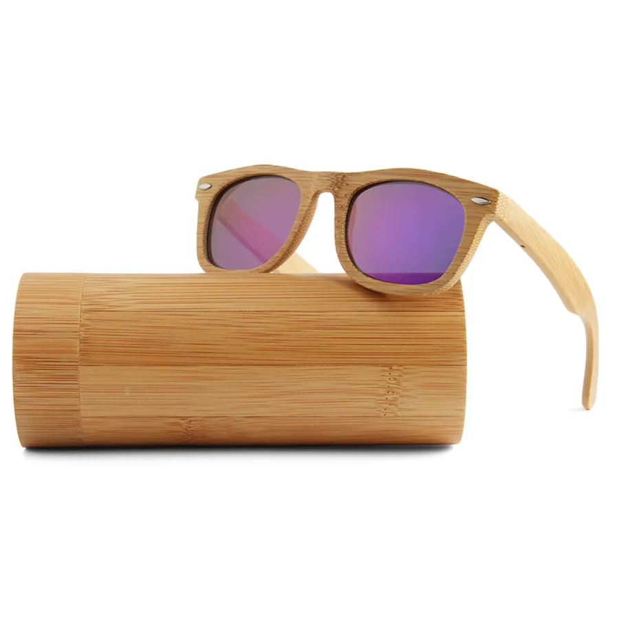 Chine gros lunettes de soleil personnalisé à la main en bambou lunettes de soleil en bois polarisées fabrication gafas de madera ochiali da sole