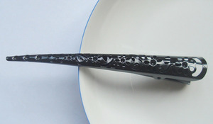 <span class=keywords><strong>Pince</strong></span> à <span class=keywords><strong>bec</strong></span> métallique en filigrane noire 13cm, épingles à cheveux pour Salon de coiffure, grande <span class=keywords><strong>pince</strong></span> à cheveux en Alligator - Product Image 4
