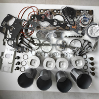 Nouveau Kit de Révision Complet Moteur Non-Turbo 4JB1, Pièces de Rechange Piston, Chemise de Cylindre, Segment, Joint, Plastique pour Chargeuse Bobcat 2.8L Diesel