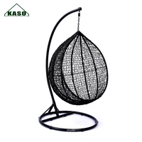Fauteuil suspendu en forme d'œuf, chaise suspendue de luxe pour balcon, jardin, hamac, mobilier d'extérieur, balançoire en rotin pour patio