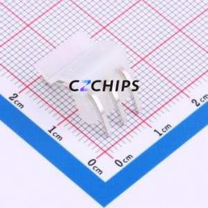 CH3.96-3P WZ Wire-to-Board Pin Header Bent Lead Through Hole,P=3.96mm Connector 1x3P 3.96mm Right Angle Insert CH - Product Image 2