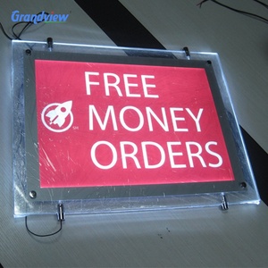 Khung Hình Tùy Chỉnh <span class=keywords><strong>Led</strong></span> Cửa Sổ Acrylic Đèn Nền Hoạt Động Bằng Pin Hộp Đèn <span class=keywords><strong>Led</strong></span> - Product Image 3