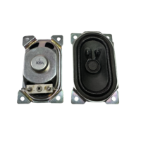 JL-387 4070 40mm*70mm 8Ohm 5W Subwoofer portable polyvalent à cône en papier, blindé magnétiquement, avec aimant de 18mm, pour sonorisation de parking