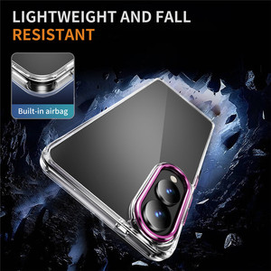 <span class=keywords><strong>Coque</strong></span> de téléphone PC rigide en TPU souple transparent pour <span class=keywords><strong>Samsung</strong></span> Galaxy S25 Edge S24 S23 Ultra <span class=keywords><strong>S22</strong></span> S21 FE Plus <span class=keywords><strong>coque</strong></span> de protection antichoc - Product Image 4