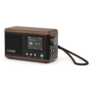 Radio CLASSIC <b>Mini</b> Dab+ (Ricaricabile) Coffee black e Walnut 253800 - Product Image 3