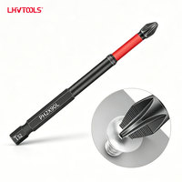 Jeu de tournevis magnétiques à embout hexagonal Phillips en acier inoxydable de qualité industrielle, finition oxyde noir, personnalisable LHV OEM