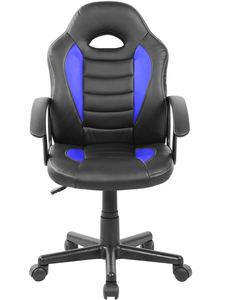 <span class=keywords><strong>Silla</strong></span> de carreras con ruedas para niños y estudiantes, sillón de espalda a la escuela, color azul - Product Image 2