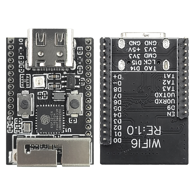 Wifi6 ESP32-C6 Development Board RISC-V 32-Bit ESP32 C6 N4 BT Wifi Module with Crystal Oscillator RGB LED 4MB FLASH USB Type-C