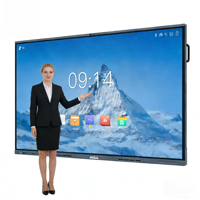 Интерактивная смарт-доска 4K LCD с мультитач-экраном 65, 75, 86, 98 дюймов для школы и офиса
