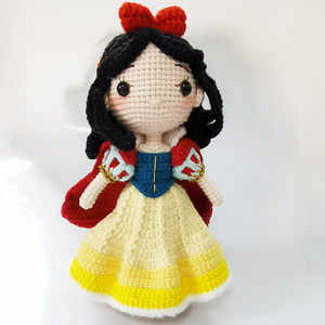 Tùy Chỉnh Bán Buôn Crochet Công Chúa Búp Bê Handmade Kid Của Đồ Chơi Crocheting Đồ Chơi Cho Cô Gái - Product Image 6