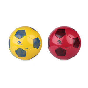 CJ Sports Durable PVC Tamaño 5 Balón de fútbol Amarillo Rojo 280-320g para entrenamiento de recreación Partido Vietnam - Product Image 1