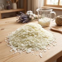 Cire de soja pure à 100 %, matière première pour la fabrication de bougies, naturelle, écologique, vente en gros, fournisseur d'usine, 25 kg