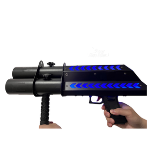 Pistola de Confeti Eléctrica LED Recargable, Tubo de Confeti de <span class=keywords><strong>40</strong></span>, 60 y 80 cm para Clubes, Fiestas, Escenarios, Bodas, Proveedores, Espectáculos, <span class=keywords><strong>DJ</strong></span> - Product Image 2