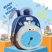 Tas Ransel Anak Kartun Lucu Bahan Polyester Oxford Model 2025.12.17 untuk Anak Laki-laki dan Perempuan, Ringan, Melindungi Tulang Belakang, untuk Sekolah dan Pendidikan